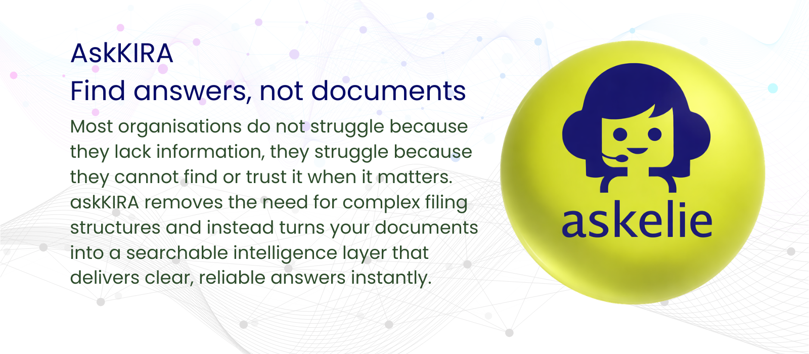 AskKIRA Enterprise Knowledge Retrieval Without Taxonomy