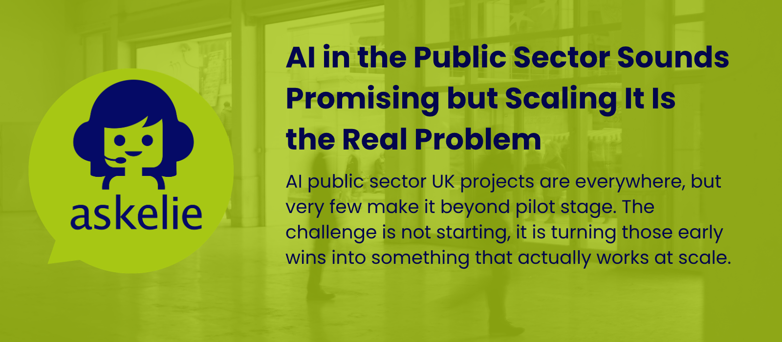 Scaling ai in the public sector. Can it be done