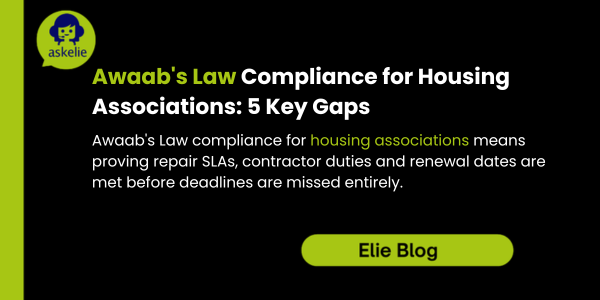 Awaabs Law Compliance for Housing Associations