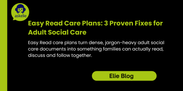 Easy Read Care Plans