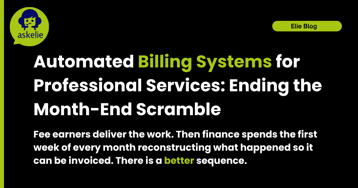 Automated Billing for Professional Service Firms 1 How automated billing systems for professional services are helping organisations