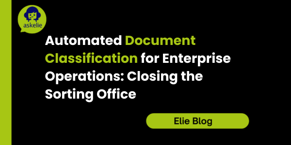 Closing the Sorting Office: Automated Document Classification for Enterprise Operations