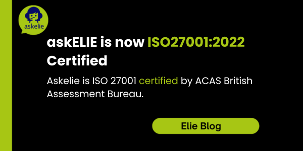 Askelie Is Now ISO 27001 Certified