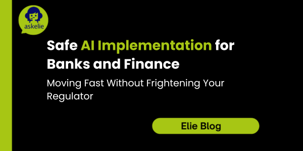 Safe AI Implementation for Banking and Finance 1 A safe AI implementation for banks without worrying the regulator