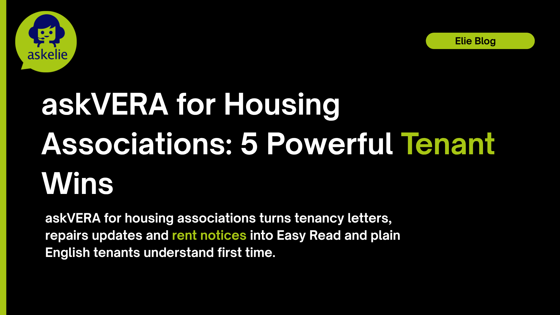askVERA for housing associations converting a tenancy letter into Easy Read